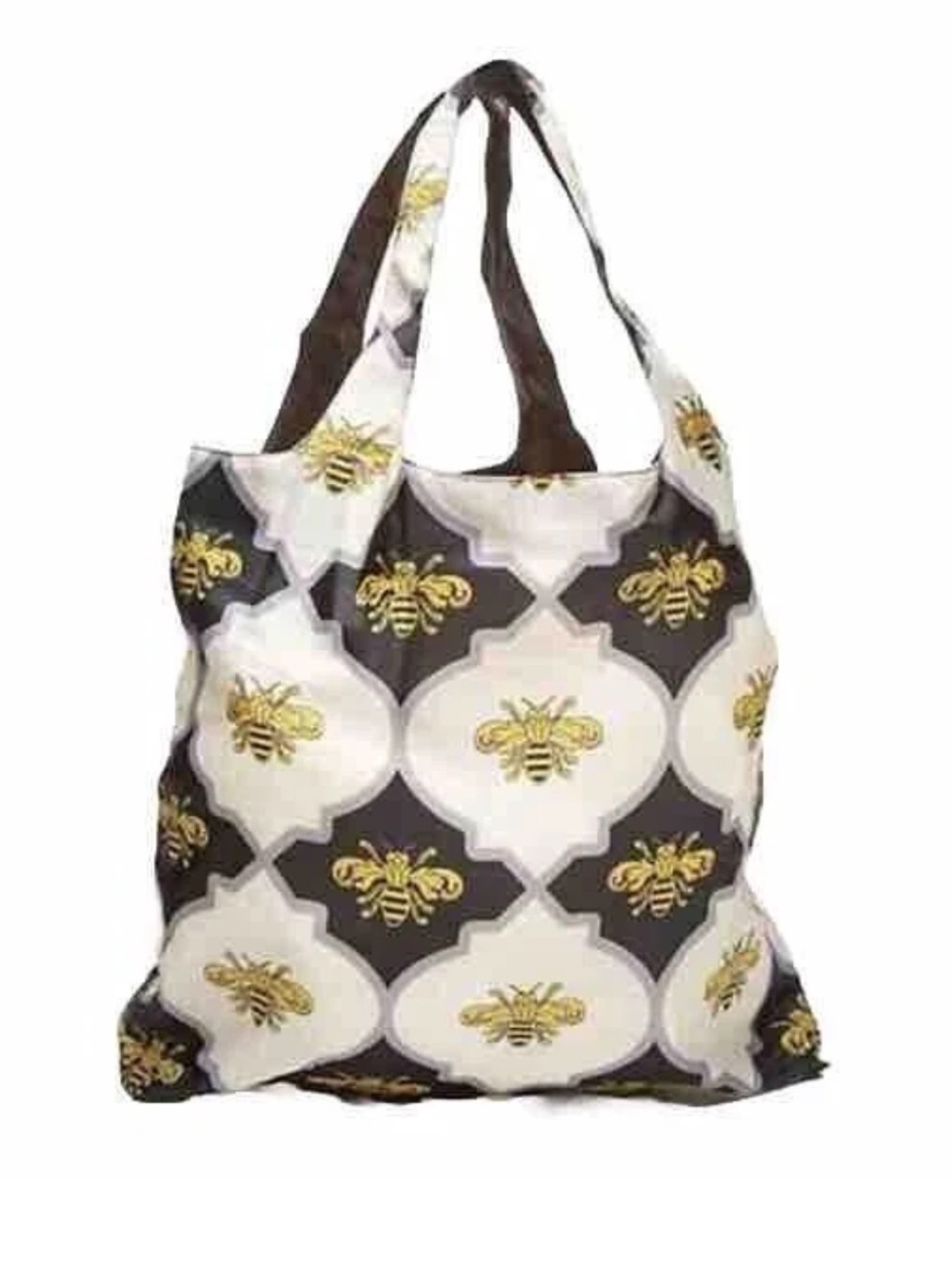 MacKenzie-Childs Queen Bee to go Tote Reusable Shopping Bag NWT